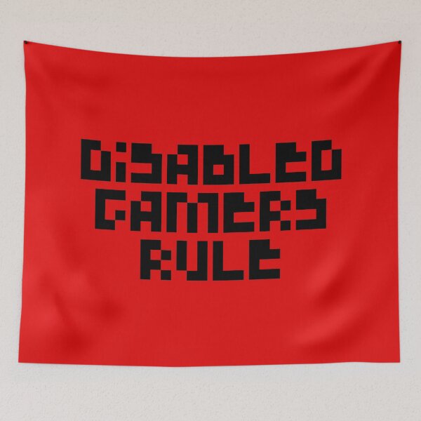 Item preview, Disabled Gamers Rule designed and sold by headtrackerart.