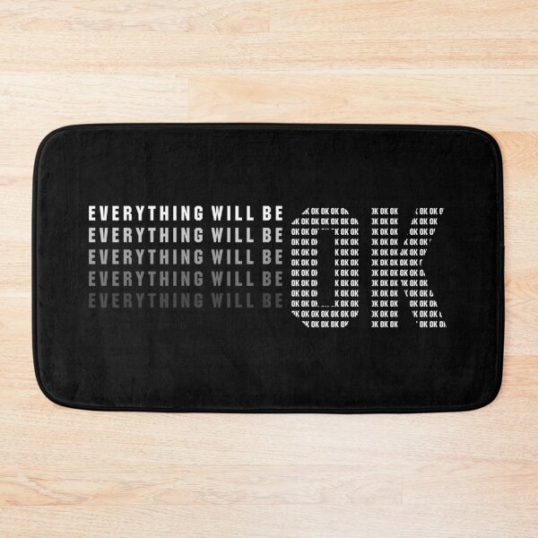 Item preview, EVERYTHING WILL BE OK. White edition designed and sold by angelisart.