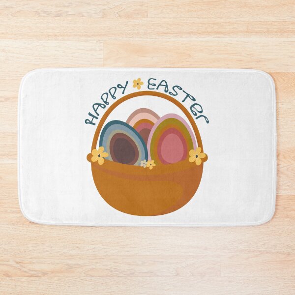 Item preview, Cute Happy Easter Basket Colourful Eggs Design designed and sold by Despina-Mircea.