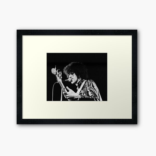 Phil Lynott in London Framed Art Print