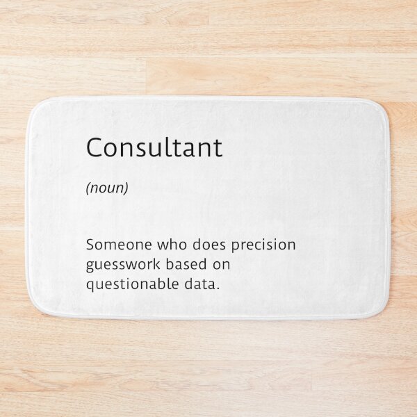 Item preview, Consultant funny definition - white designed and sold by ArtsySue.
