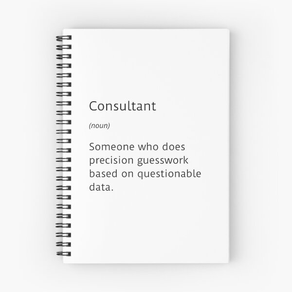 Item preview,  Consultant funny definition - large white text designed and sold by ArtsySue.