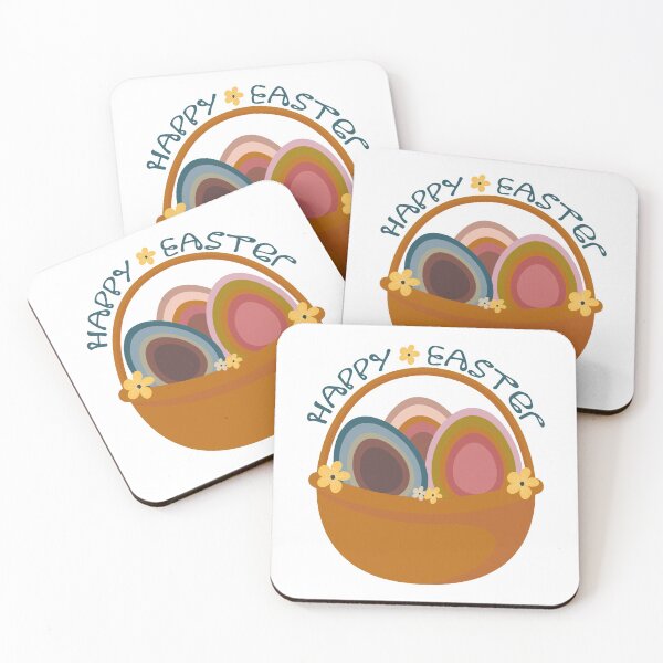 Item preview, Cute Happy Easter Basket Colourful Eggs Design designed and sold by Despina-Mircea.