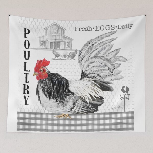 Item preview, Plaid Country Rooster C designed and sold by Jean Plout.