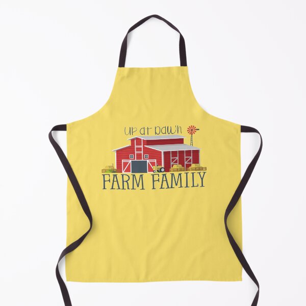 Item preview, Up at Dawn Farm Family (on Yellow) designed and sold by PawsitiveMum.