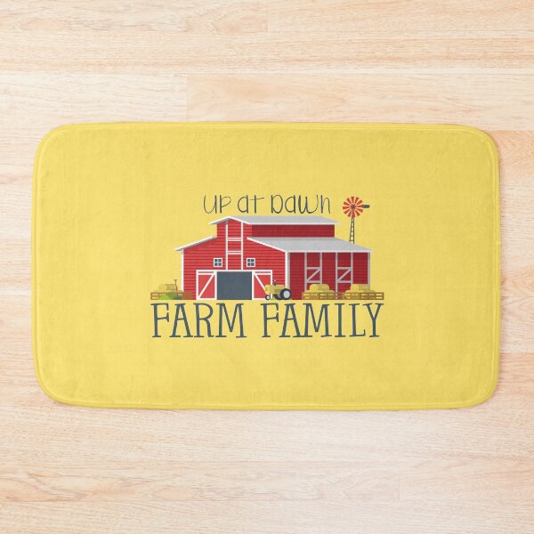 Item preview, Up at Dawn Farm Family (on Yellow) designed and sold by PawsitiveMum.