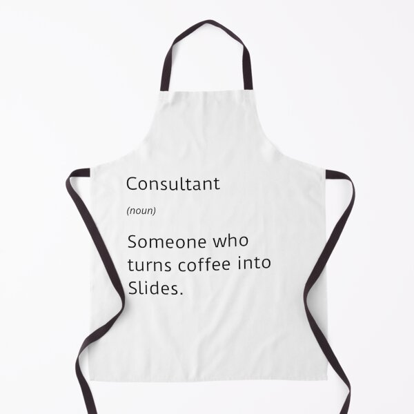 Item preview, Consultant and coffee funny definition - large text white designed and sold by ArtsySue.