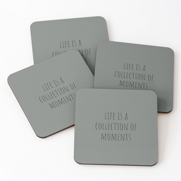 Item preview, Life is a collection of moments, Best Vibes designed and sold by Minimalist Quotes and Sayings.
