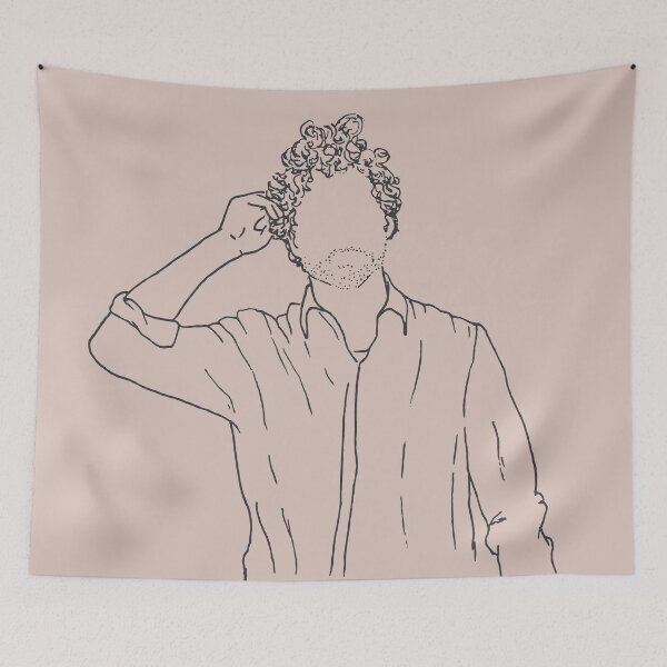 Item preview, Vance Joy Line Drawing | Illustration designed and sold by Designer's Mixtape.