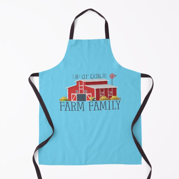 Item preview, Up at Dawn Farm Family (on Blue) designed and sold by PawsitiveMum.