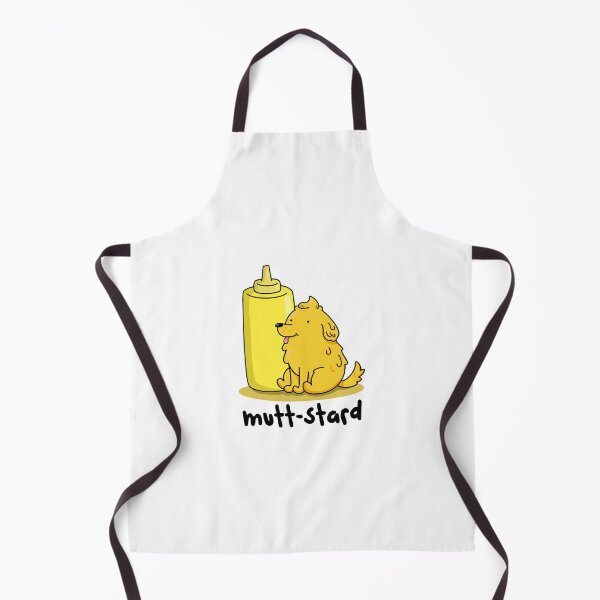 Item preview, Mutt-stard Funny Doggy Mustard Puns designed and sold by punnybone.