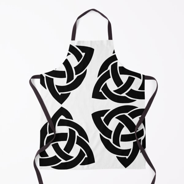 Item preview, Celtic knot 3 point rotated 60 deg and repeated four times , retro old world scotts,scotland designed and sold by Tramontane Designs.