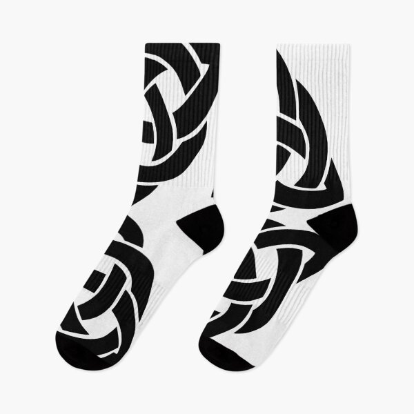 Item preview, Celtic knot 3 point rotated 60 deg and repeated four times , retro old world scotts,scotland designed and sold by Tramontane Designs.