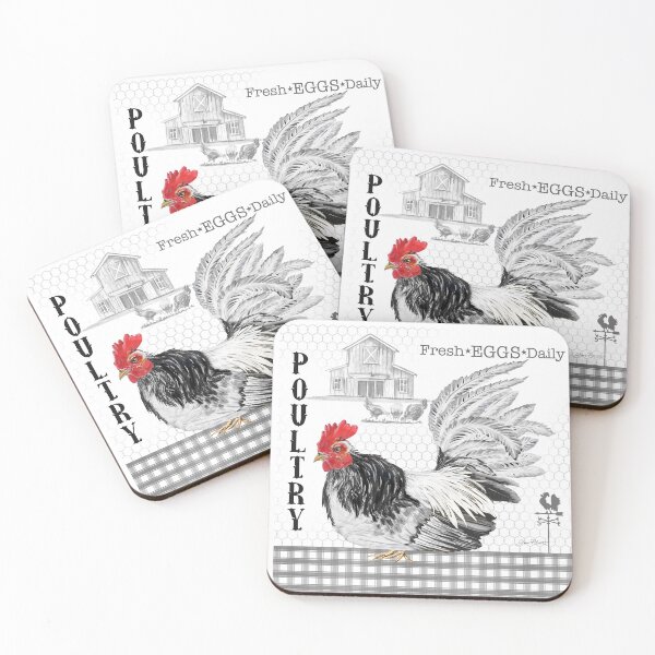 Item preview, Plaid Country Rooster C designed and sold by Jean Plout.