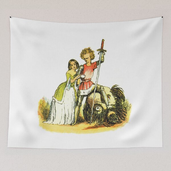 Item preview,  Jack the Giant killer vintage artwork illustration designed and sold by Vintage Designs +.