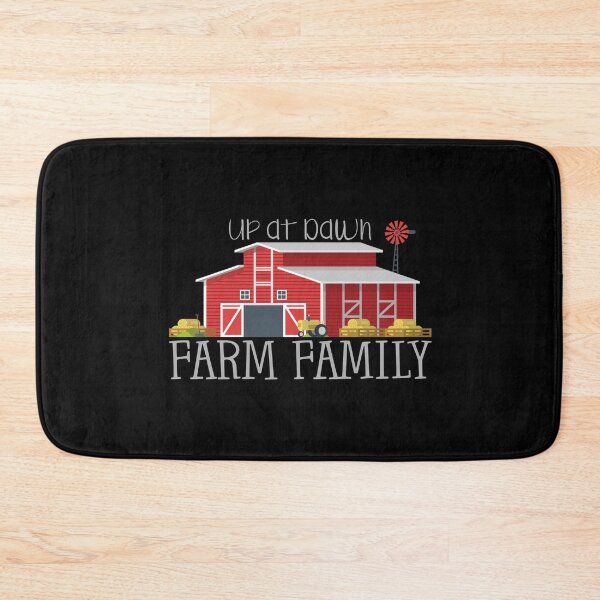 Item preview, Up at Dawn Farm Family (on Black) designed and sold by PawsitiveMum.