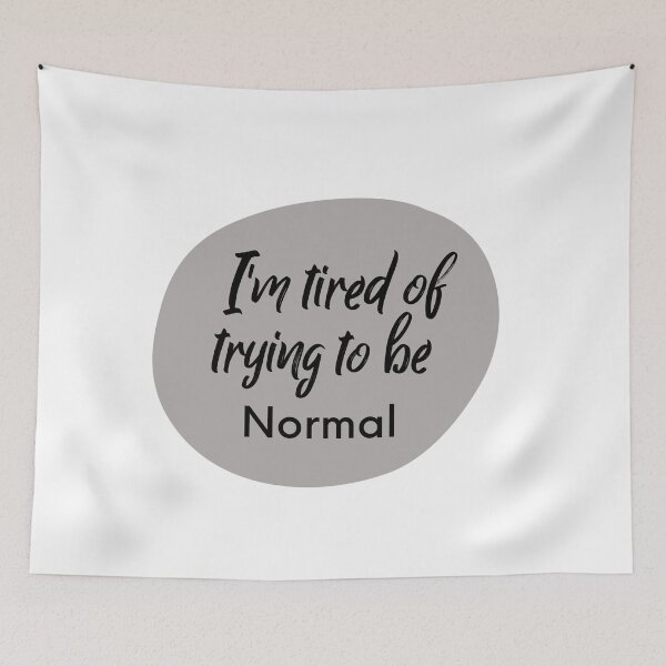 Item preview, Adhd warrior - tired of trying to be normal  designed and sold by Fatamimosh.
