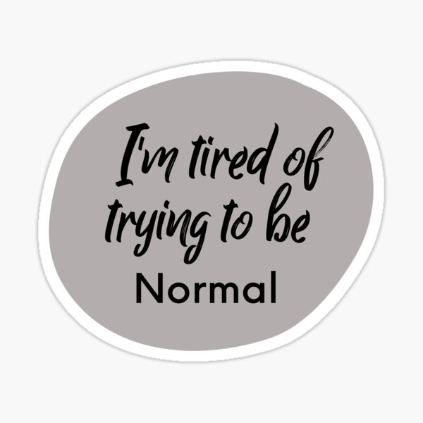 Item preview, Adhd warrior - tired of trying to be normal  designed and sold by Fatamimosh.