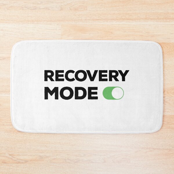 Item preview, Recovery mode on - Funny sarcastic quote about gym, fitness, bodybuilding, cardio designed and sold by metin1331.