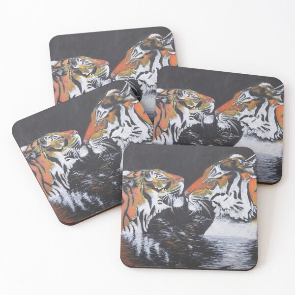 Item preview, Kissing Tigers designed and sold by katytheartist.