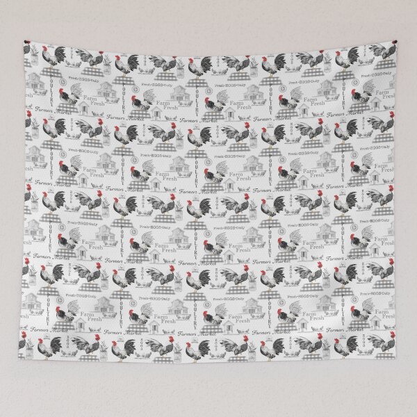 Item preview, Plaid Country Rooster D designed and sold by Jean Plout.