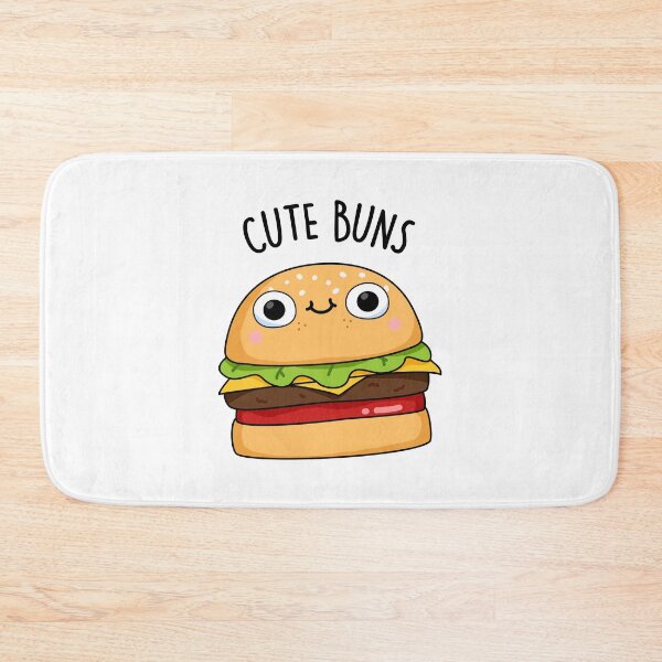 Item preview, Cute Buns Funny Burger Puns  designed and sold by punnybone.