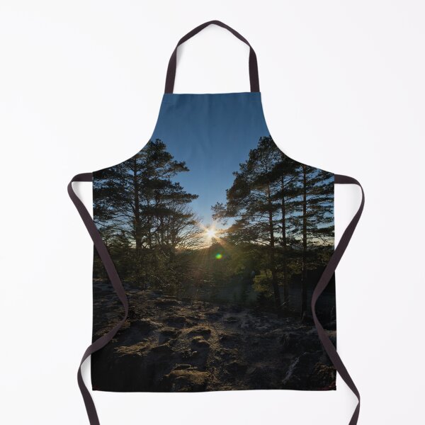Item preview, Glaring sunset between trees designed and sold by frankuffmann.