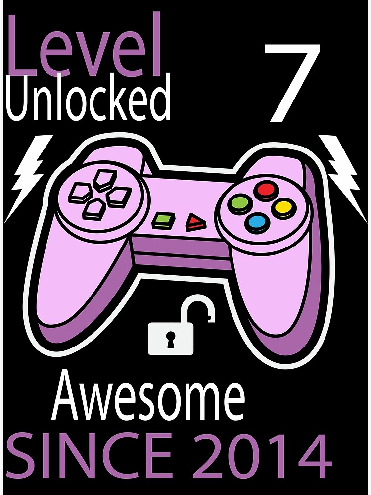 gaming-design-for-7-year-old-girls-poster-by-spps-design-redbubble