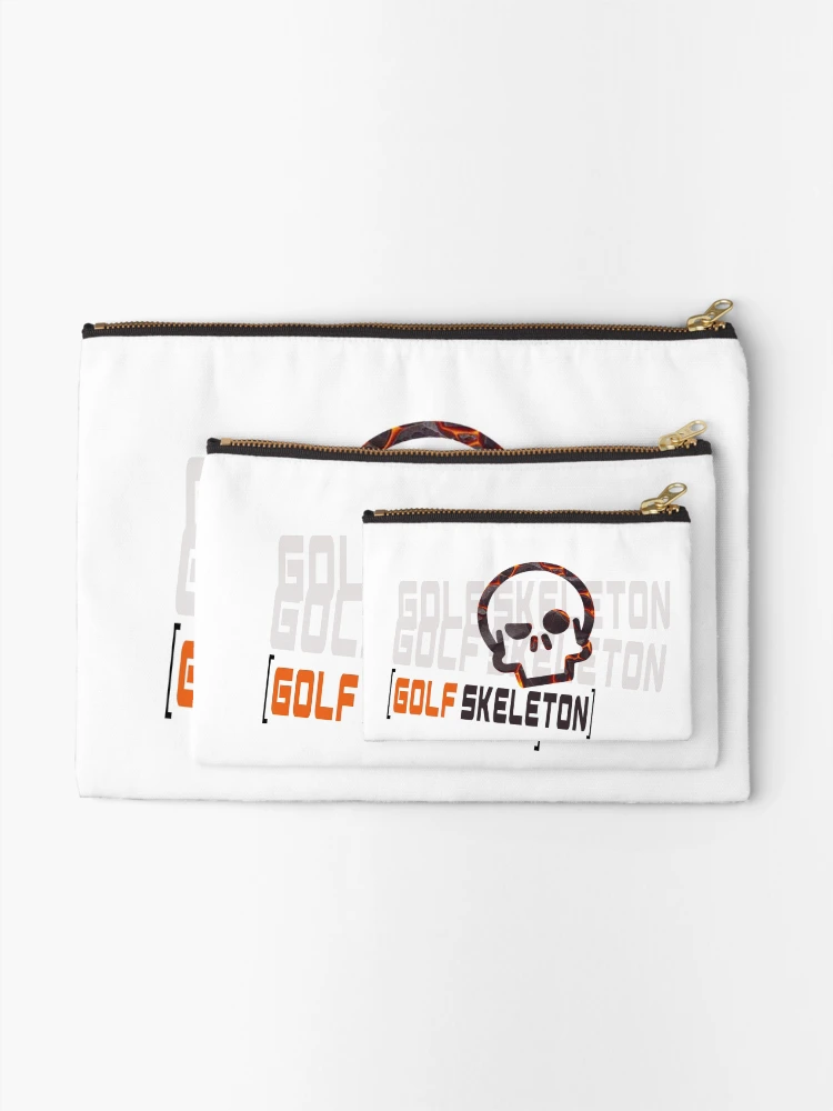 Thumbnail 2 of 4, Zipper Pouch, golf skeleton designed and sold by Designs-RZ.