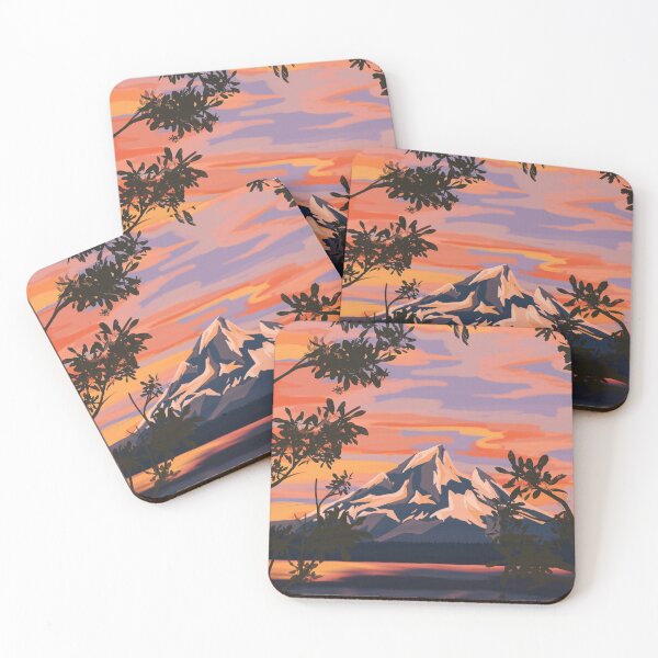 Item preview, Sunset Mountain  designed and sold by PocketFinchArt.