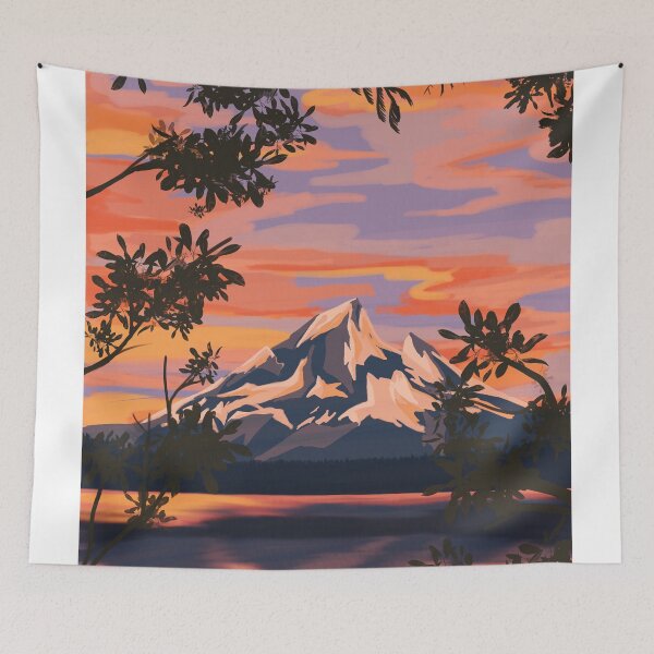 Item preview, Sunset Mountain  designed and sold by PocketFinchArt.