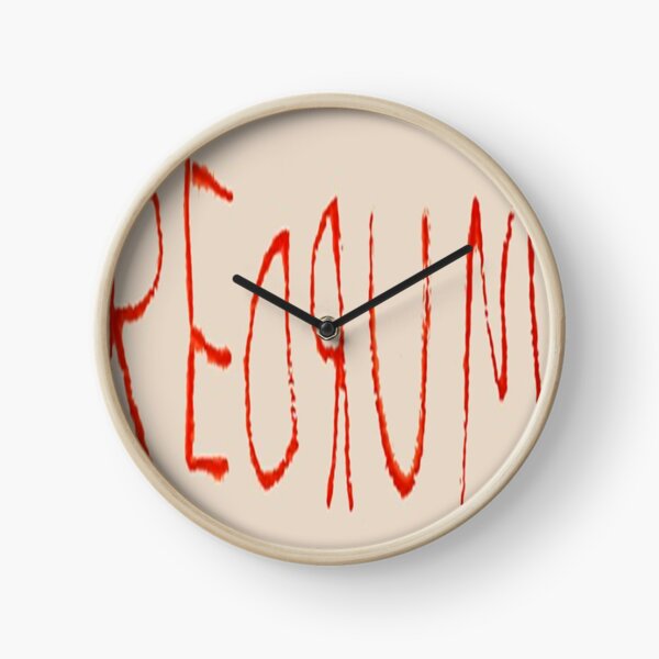 REDRUM T-Shirt Clock