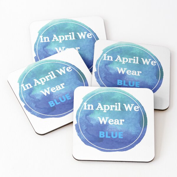 Item preview, In April We Wear Blue designed and sold by Mohamed Amine Kadri.