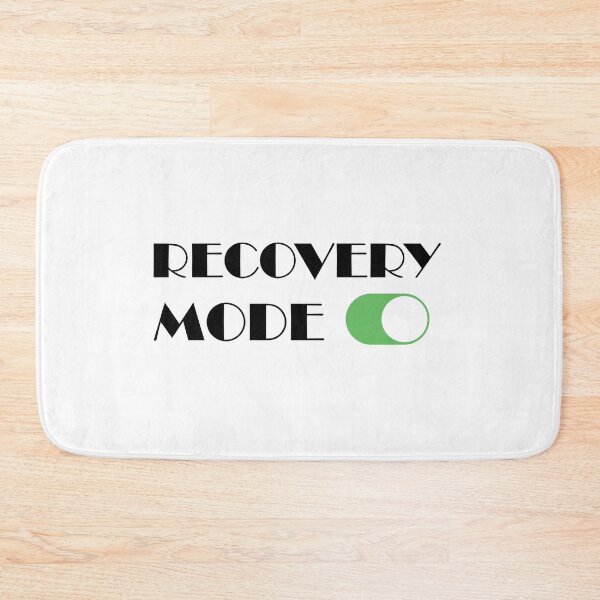 Item preview, Recovery mode on - Funny sarcastic quote about gym, fitness, bodybuilding, cardio designed and sold by metin1331.