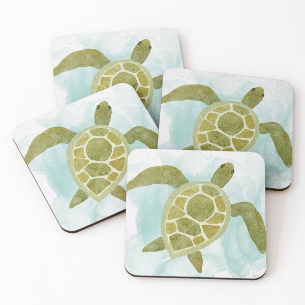 Item preview, Green Turtle Watercolor designed and sold by Pam Brisse.