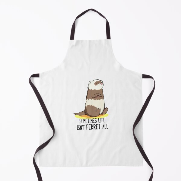 Item preview, Sometimes Life Isn't Ferret All Funny Animal Puns  designed and sold by punnybone.