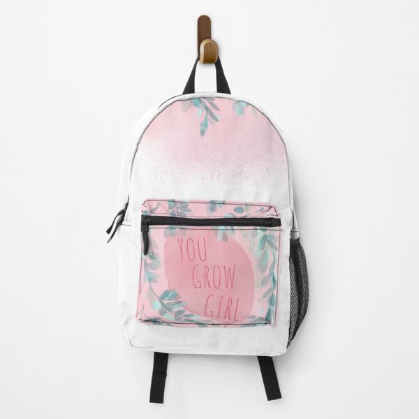 Item preview, You Grow Girl Motivational Illustration - Pink Texture designed and sold by Michelebuttons.