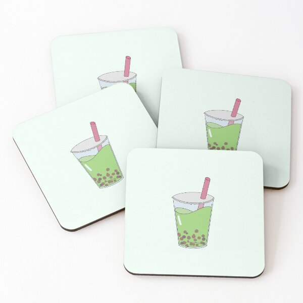 Item preview, bubble tea (matcha milk tea) designed and sold by Diygurugirl.