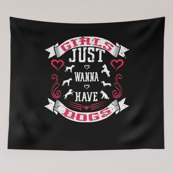 Item preview, Girls just wanna have Dogs Dog lover designed and sold by besTmanuFacture.