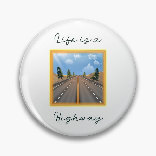 Item preview, Life is a Highway! (Daytime on White) designed and sold by PawsitiveMum.