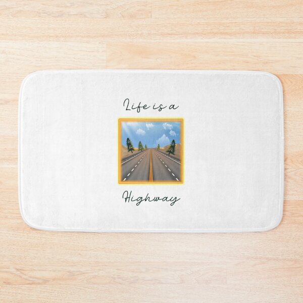 Item preview, Life is a Highway! (Daytime on White) designed and sold by PawsitiveMum.