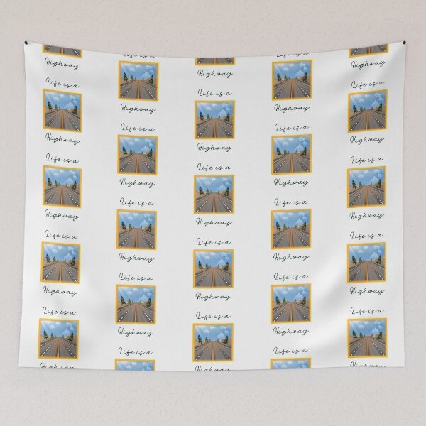 Item preview, Life is a Highway! (Daytime on White) designed and sold by PawsitiveMum.