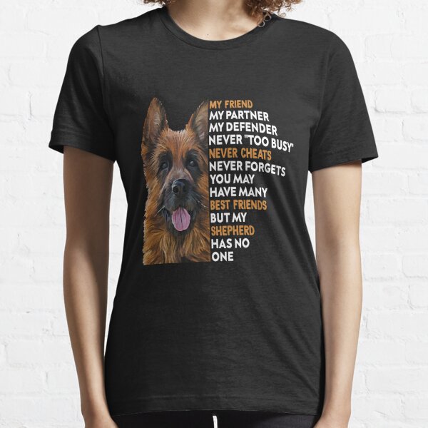 Amazing Cute German Shepherd Head Forever Loyal Dog Women's T-shirt Gift Tee