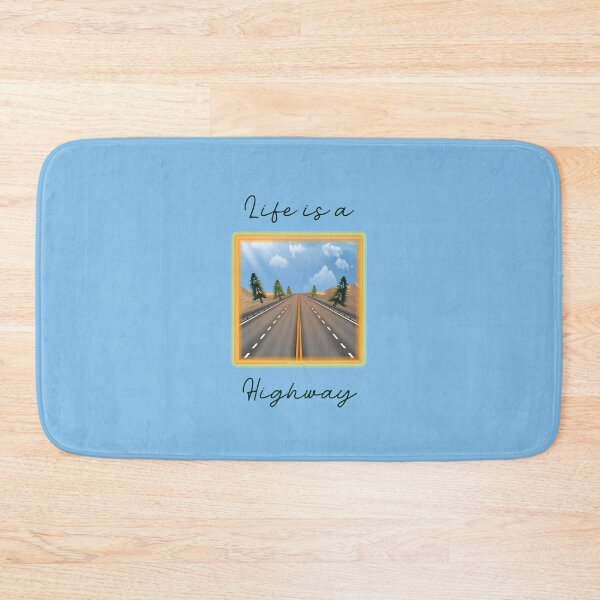 Item preview, Life is a Highway! (Daytime on Blue) designed and sold by PawsitiveMum.