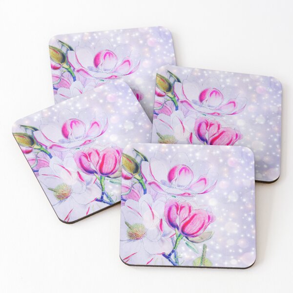 Item preview, Magic magnolia blossoms watercolor designed and sold by Eva-Success.
