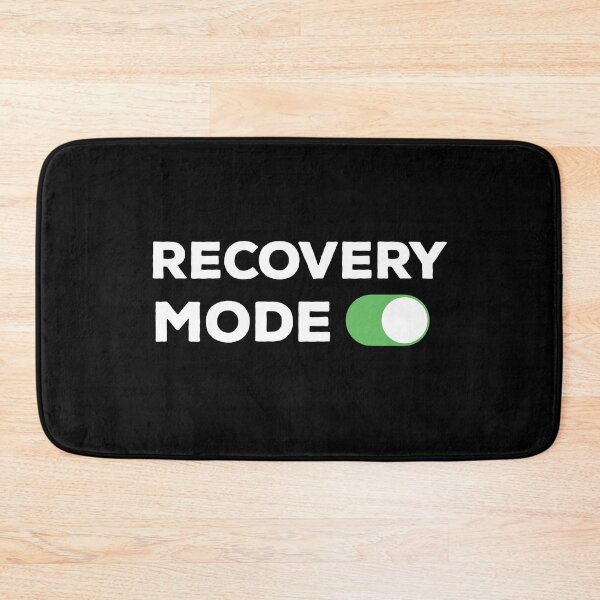 Item preview, Recovery mode on - Funny sarcastic quote about gym, fitness, bodybuilding, cardio designed and sold by metin1331.