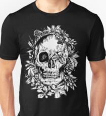 Blumenschädel 1 Slim Fit T-Shirt