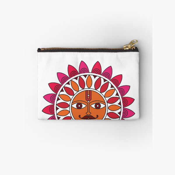 Item preview, Madhubani Painting of a Sun, Indian Folk Painting designed and sold by Gurunath Bhadekar.