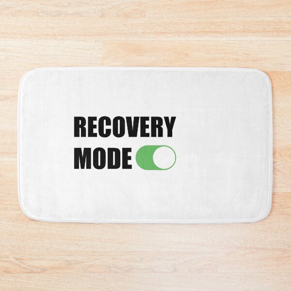Item preview, Recovery mode on - Funny sarcastic quote about gym, fitness, bodybuilding, cardio designed and sold by metin1331.