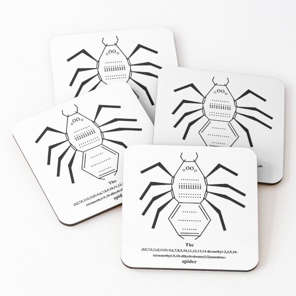 Item preview, Spider – IUPAC Nomenclature – Nerd – black designed and sold by Marcel Wirth.